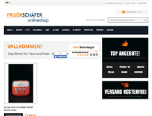 Tablet Screenshot of frisoerschaefer.de